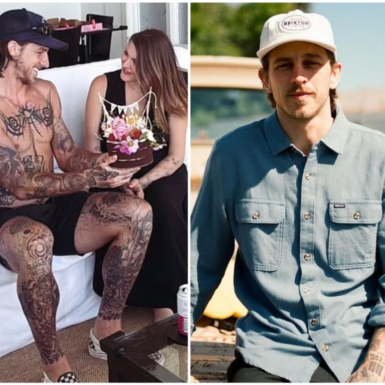Riley Hawk is married to Frances Bean Cobain. Photos: @thespacewitch, @rileyhawk/Instagram