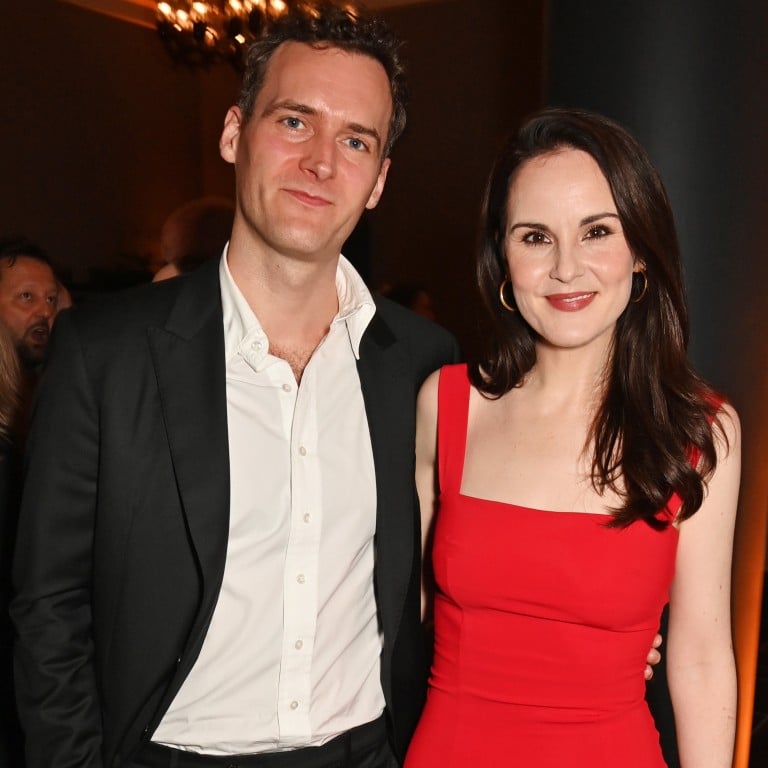 Producer Jasper Waller-Bridge and his wife of one year, Downton Abbey’s Michelle Dockery, at the BFI Chairman’s dinner on February 14, in London. Photo: Getty Images