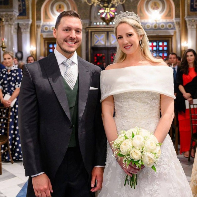 Third time’s a charm: Princess Theodora of Greece and Matthew Kumar are finally wed. Photo: @greek_royal/Instagram
