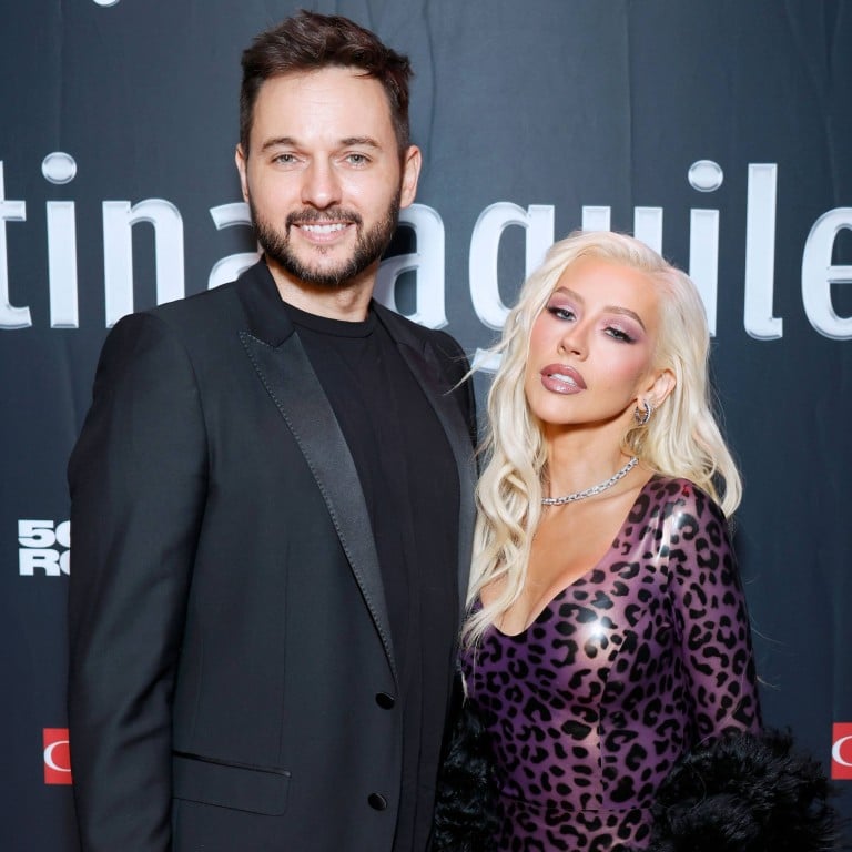 Matthew Rutler and Christina Aguilera at her 25th Anniversary Celebration at The West Hollywood Edition, on September 23. Photo: Getty Images