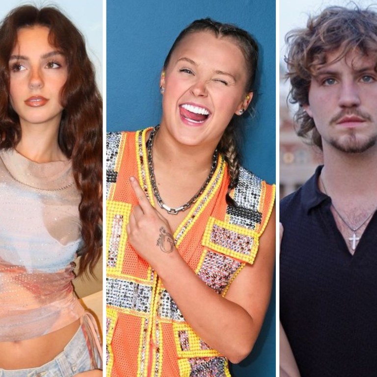 JoJo Siwa (centre) has been linked to Savannah Demers (left), but did she really have a relationship with rapper MattyBRaps before she came out?
Photos: @savannahraedemers, @itsjojosiwa, @mattybraps/Instagram