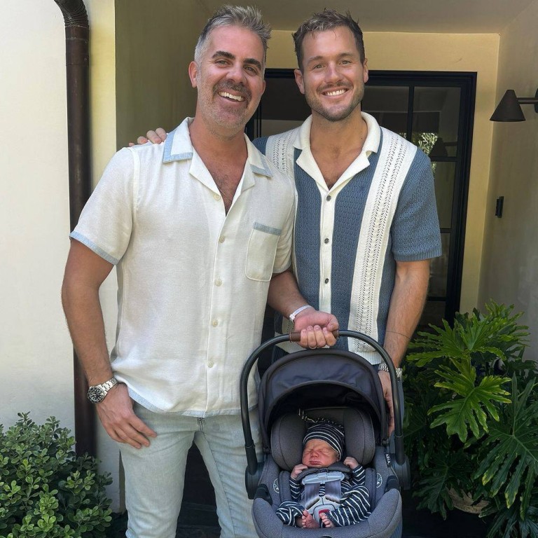 Jordan C. Brown and Colton Underwood married last May and just welcomed a baby via surrogate. Photo: @jordancbrown_/Instagram