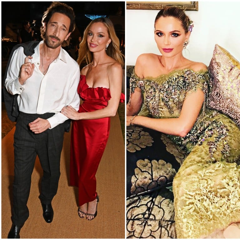 Georgina Chapman has been with actor Adrien Brody for nearly six years. Photos: Getty Images, @georginachapmanmarchesa/Instagram