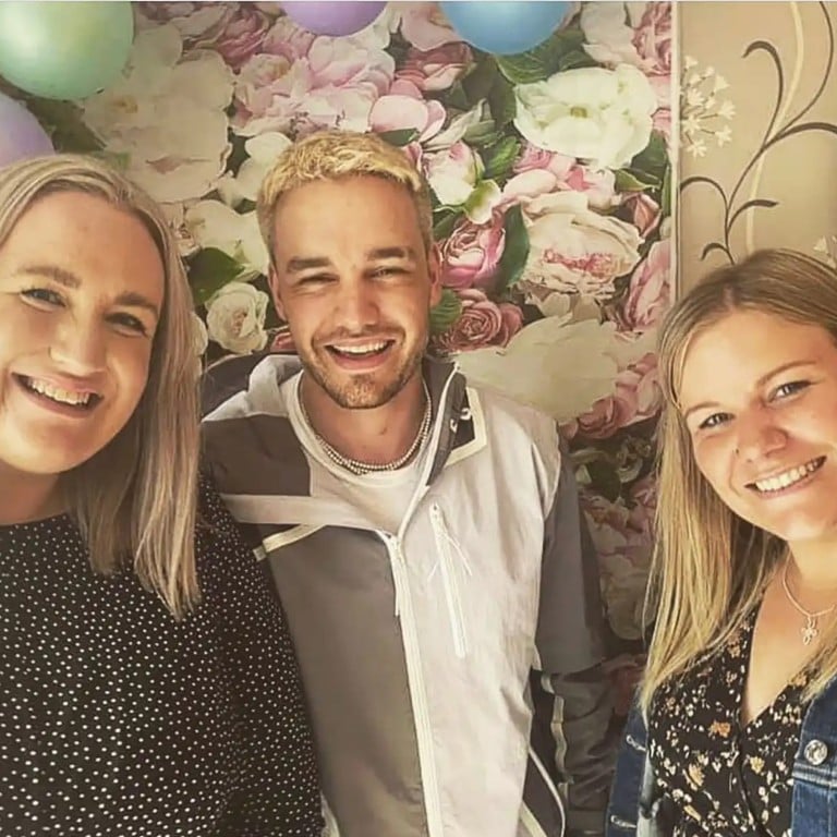 Liam Payne with his sisters Nicola and Ruth in happier times. Photo: @roo0990/Instagram