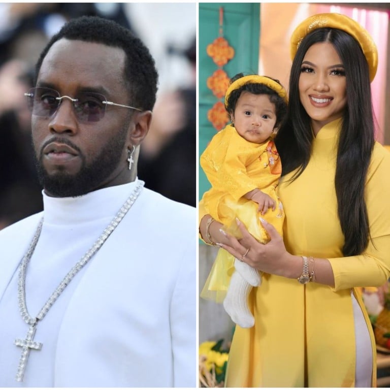 Meet Diddy’s baby mama Dana Tran. Photos: AFP, @loveseancombs/Instagram