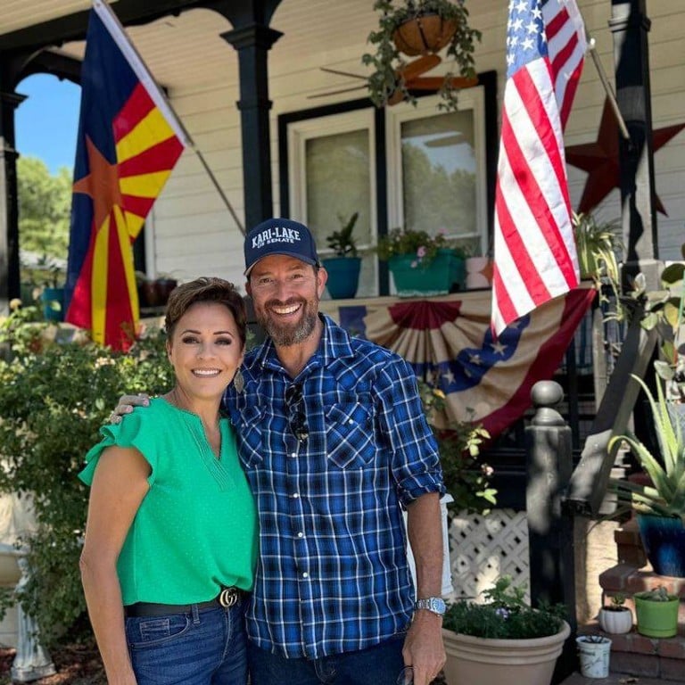 Meet videographer Jeff Halperin, Republican politician Kari Lake’s husband. Photo: @karilake/Instagram
