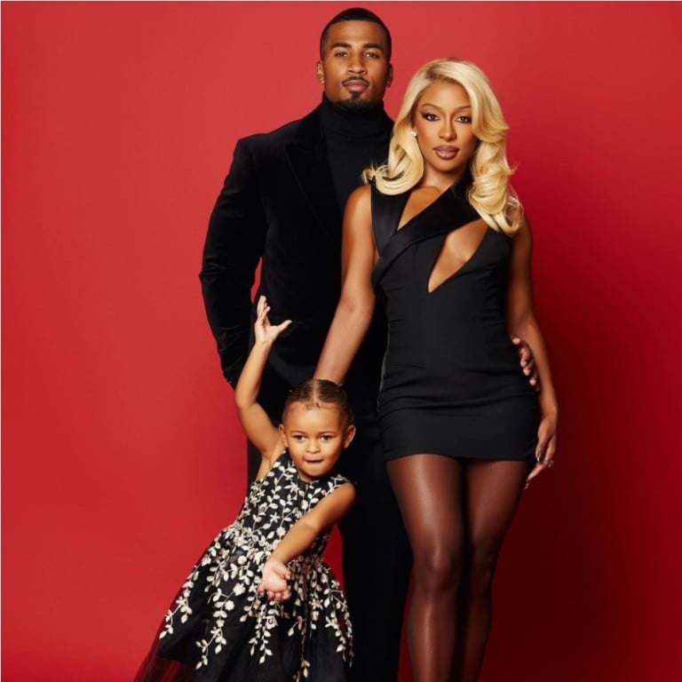 John Gaines, Victoria Monét and their daughter Hazel Monét Gaines. Photo: @victoriamonet, gainsbygaines/Instagram