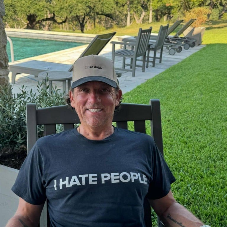 Colourful Texan lawyer Tony Buzbee, wearing an “I like dogs” baseball cap and an “I hate people” T-shirt. Photo: @tonybuzbee/Instagram