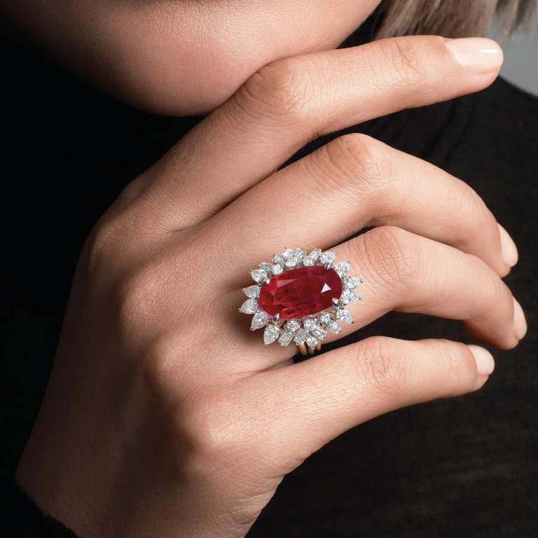 Find out about Sotheby’s, Phillips and Christie’s recent autumn auctions in Hong Kong, with Bonhams’ to be held on November 28. Pictured: A ruby and diamond ring with an estimate of HK$2 million to HK$3 million, going under the hammer at Bonhams. Photo: Handout