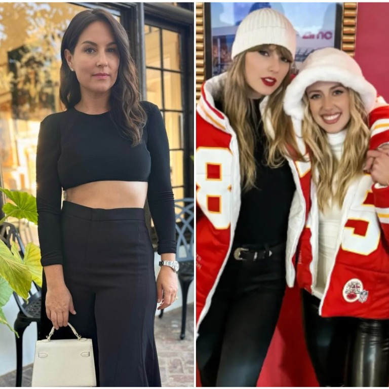Taylor Strecker has strong opinions about  Taylor Swift’s friendship with Brittany Mahomes. Photos: @taylorstrecker, @brittanylynne/Instagram