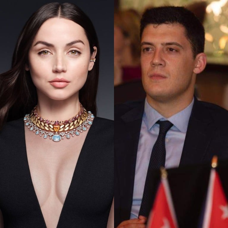 Hollywood actress Ana de Armas (left) is rumoured to be dating the Cuban president’s stepson Manuel Anido Cuesta. Photos: @ana_d_armas/Instagram, @liscuestacuba/X