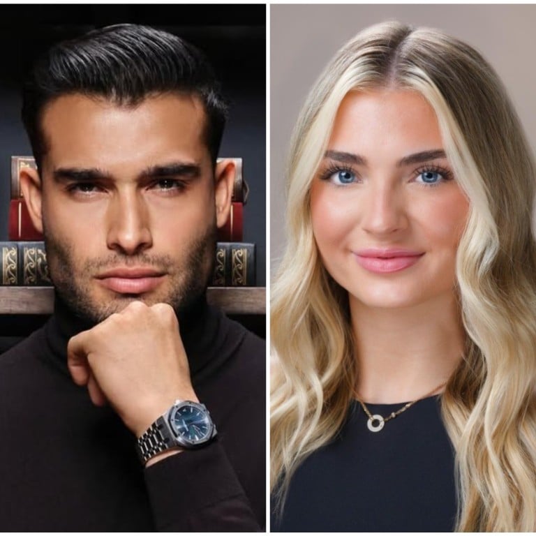 Britney Spears’ ex husband Sam Asghari appears to be dating former cheerleader Brooke Irvine. Photos: @samasghari/Instagram; Brooke Irvine/LinkedIn
