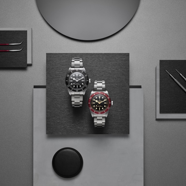 Today, Tudor’s Black Bay comes in colourways such as burgundy or black. Photo: Handout