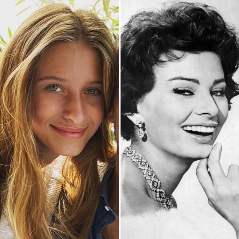 Who is Sophia Loren’s teen granddaughter, Lucia Sofia Ponti? She wore Giorgio Armani to the Débutante Ball, and her mum was in Dawson’s Creek and Curb Your Enthusiasm. Photos: @sashaalexander/Instagram; AFP