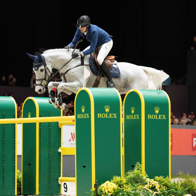 Martin Fuchs riding Leone Jei in the Rolex Grand Prix 1.6m. Photo: Rolex