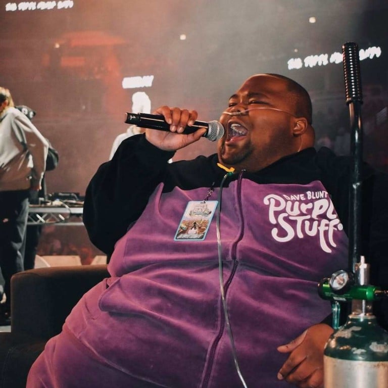 Meet Dave Blunts, the 500lb rapper who went viral for performing at ...