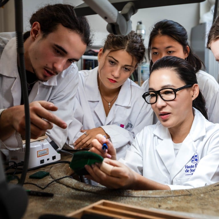 Cindy Chao at the Haute École de Joaillerie (HEJ) in Paris. Photo: Cindy Chao