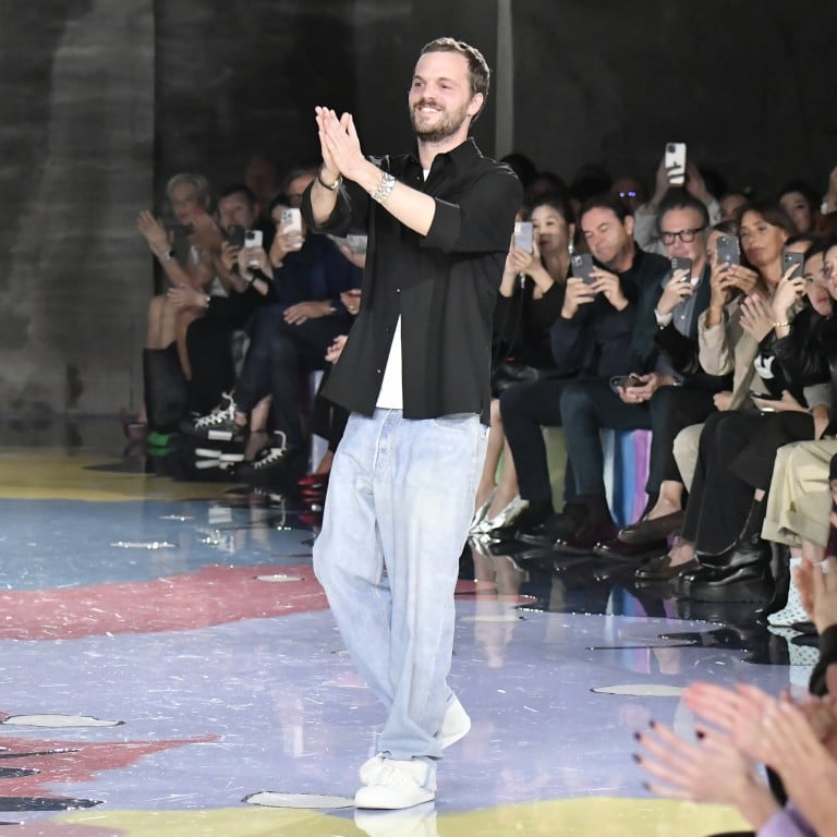 Matthieu Blazy walks the runway following Bottega Veneta’s spring/summer 2023 show at Milan Fashion Week in September 2022. Photo: Getty Images
