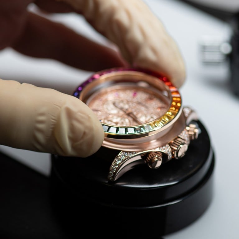 This photo from Blaken shows customisation of watches ordered by clients who are the owners of those timepieces. Blaken is not affiliated with any watch brand shown. Photo: Handout