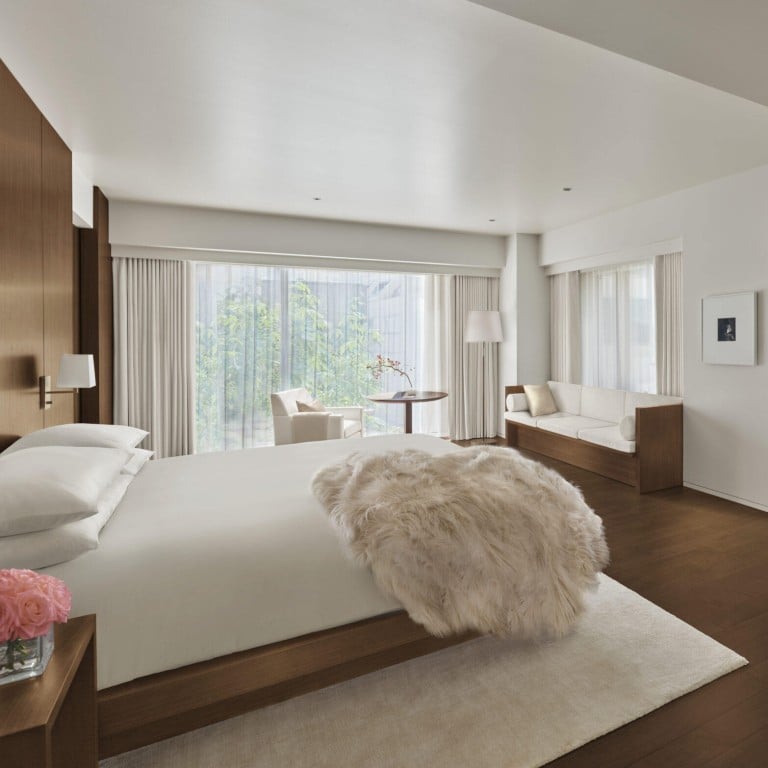 Inside the Kengo Kuma-designed Tokyo Edition, Ginza, the city’s latest luxury hotel. Photo: Handout