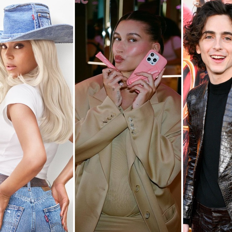 Beyoncé, Hailey Bieber and Timothée Chalamet all drove trends in 2024. Photo: Handouts, Getty Images via Variety