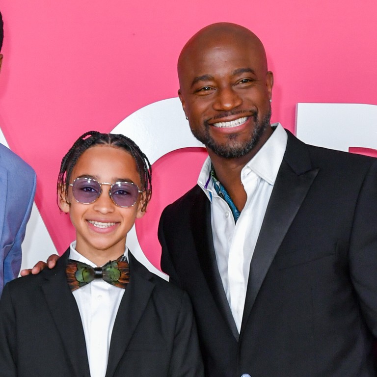 Proud father: Taye Diggs (right) and his son Walker Diggs at the NAACP Image Awards last February. Walker’s mum is Idina Menzel. Photo: Getty Images