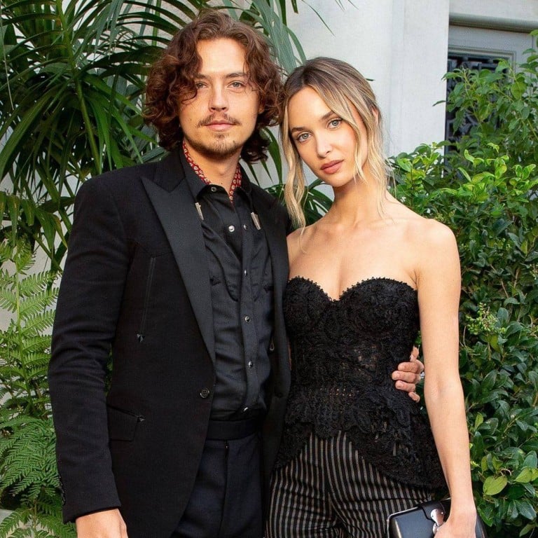 Cole Sprouse and his girlfriend, model Ari Fournier. Photo: @ariloufournier/Instagram