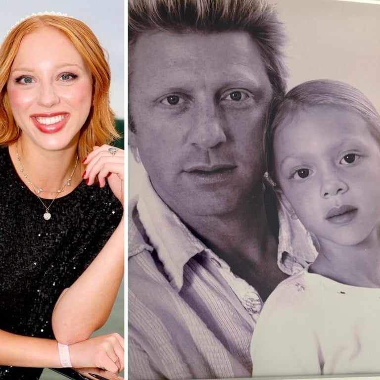 Anna Ermakova; Anna with her father, tennis legend Boris Becker. Photo: @annaermakova1/Instagram