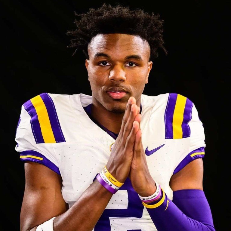 LSU wide receiver Kyren Lacy is in trouble after police arrested him for his alleged involvement in a Louisiana hit-and-run incident. Photo: @kyrenlacy_2/Instagram