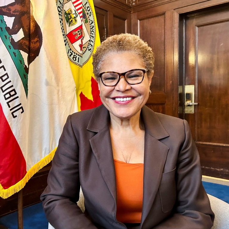 Los Angeles Mayor Karen Bass has come in for heavy criticism over her handling of the wildfires and her Ghana trip. Photo: Reuters