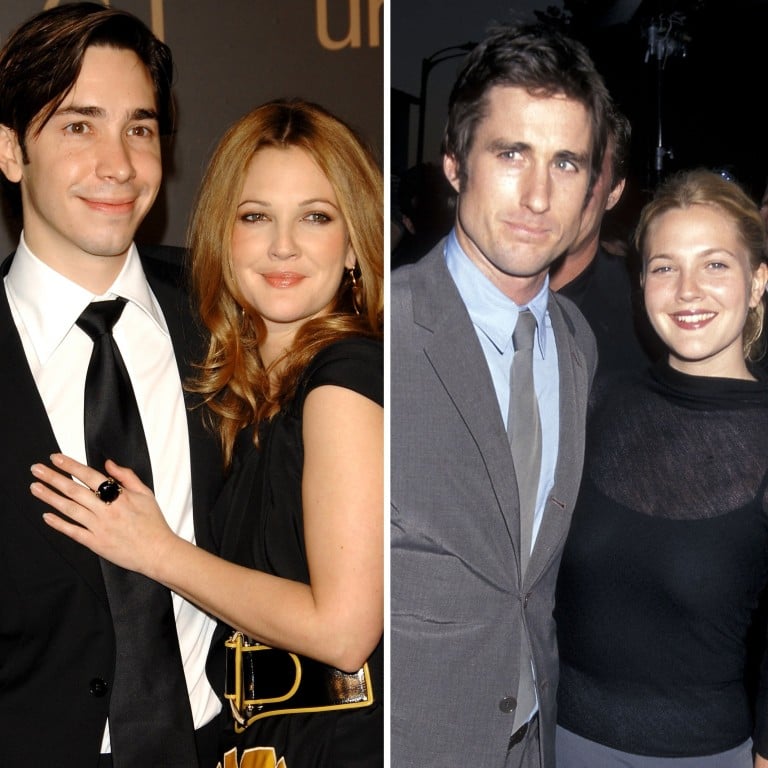 Drew Barrymore has been romantically connected to Justin Long, Luke Wilson and David Arquette over the years. Photos: Getty Images, AP