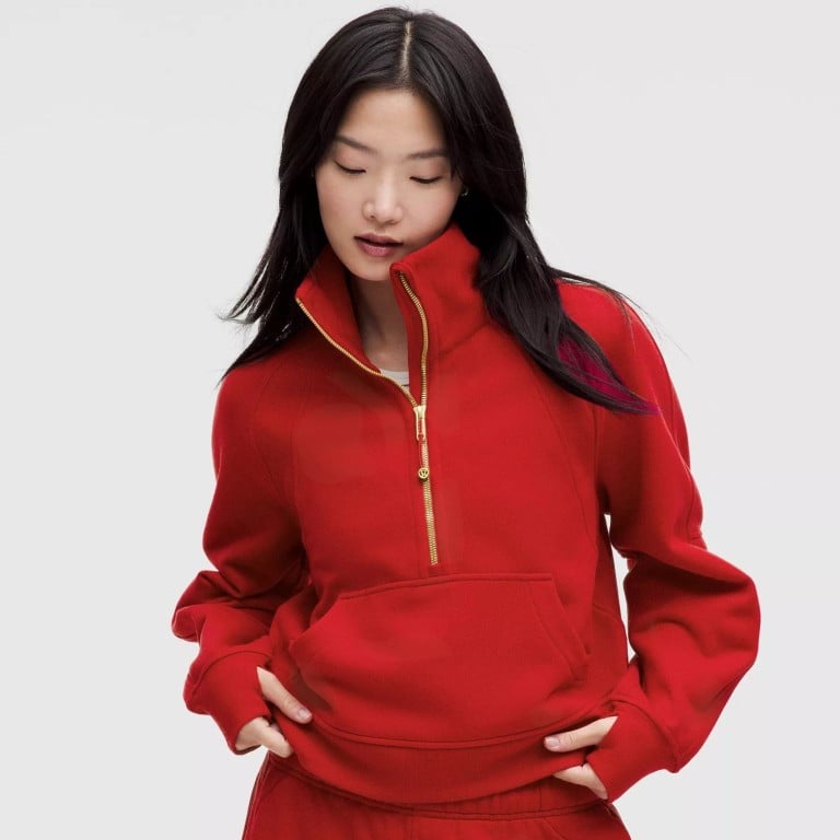 Celebrate Chinese New Year with Lululemon’s Scuba Oversized Funnel Neck top. Photo: handout