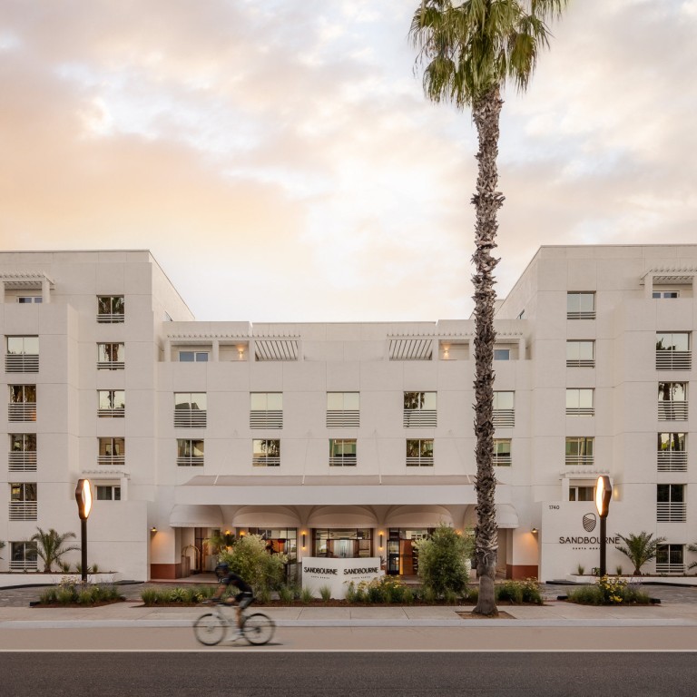 The Sandbourne Santa Monica is housed in a low-rise building on LA’s Ocean Avenue. Photo: Handout