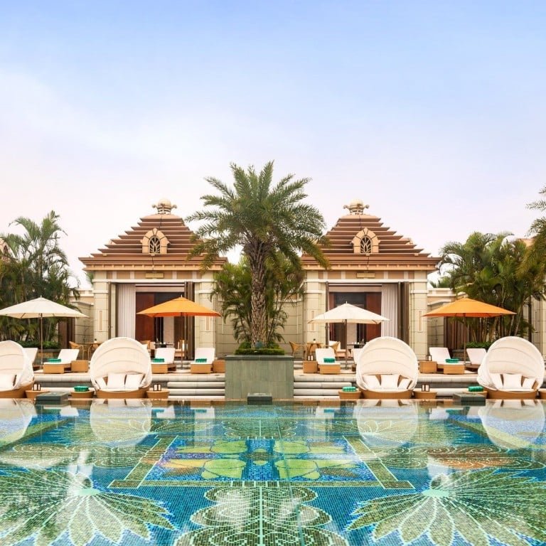 The pool cabanas at Banyan Tree Macau, an urban resort located at Galaxy Macau. Photos: Handout