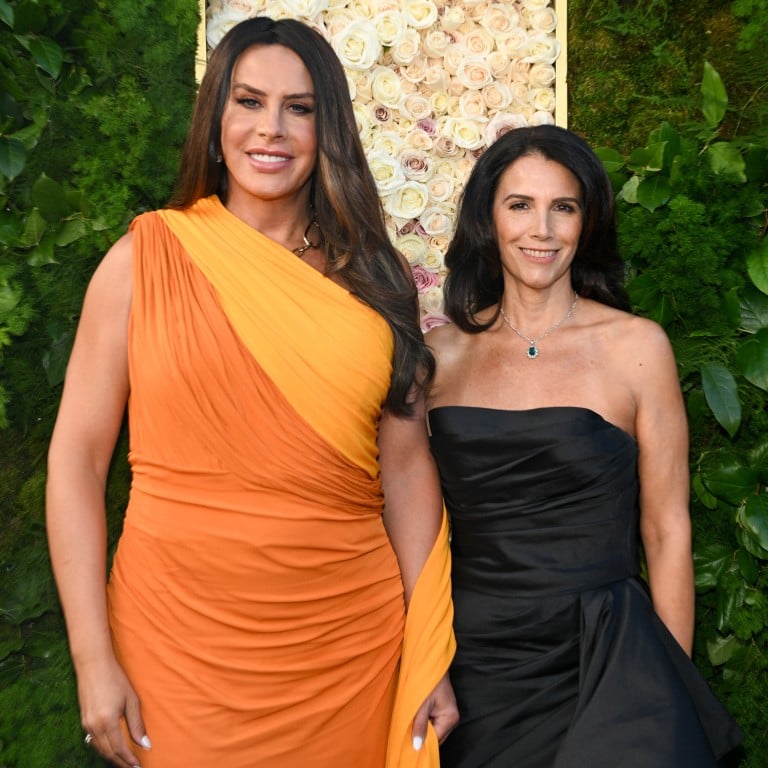 Karla Sofía Gascón and her wife Marisa Gutierrez at the Golden Globes on January 5, before Gascón’s controversial tweets were discovered. Photo: Penske Media via Getty Images