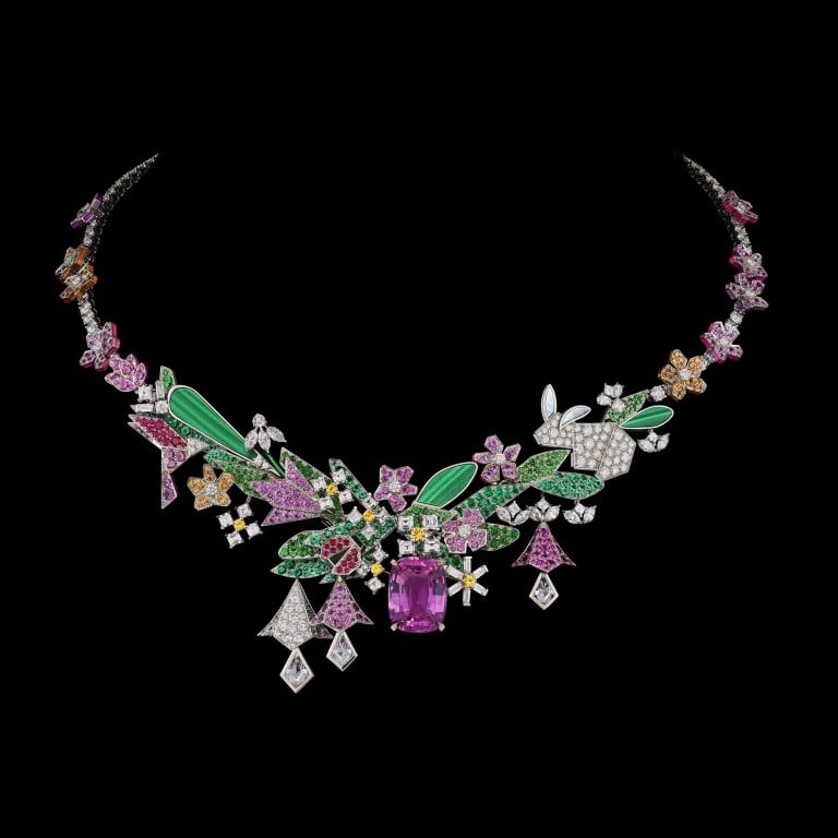 This Diorama & Diorigami necklace features playful animal and nature motifs that hark back to childhood. Photo: Dior