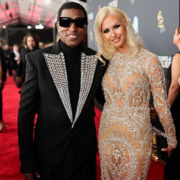 Babyface and Rika Tischendorf at the 2025 Grammys. Photo: Getty Images