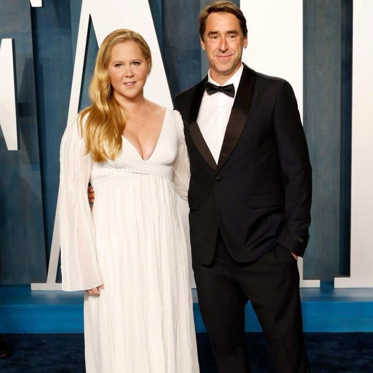 Comedian Amy Schumer and her husband, chef Chris Fischer, who married in 2018. Photo:  @amyschumer/Instagram