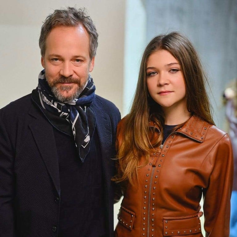 Peter Sarsgaard and daughter Ramona at the recent Hermès autumn/winter 2025 show at Paris Men’s Fashion Week. Photo: @carlscrush/Instagram