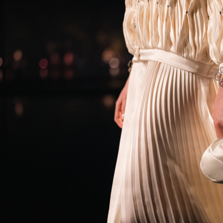 Pleating originated in ancient Greece and it’s still in fashion today, as seen on the runway at Chanel’s 2024-25 metiers d’art show in Hangzhou, China. Photo: Handout