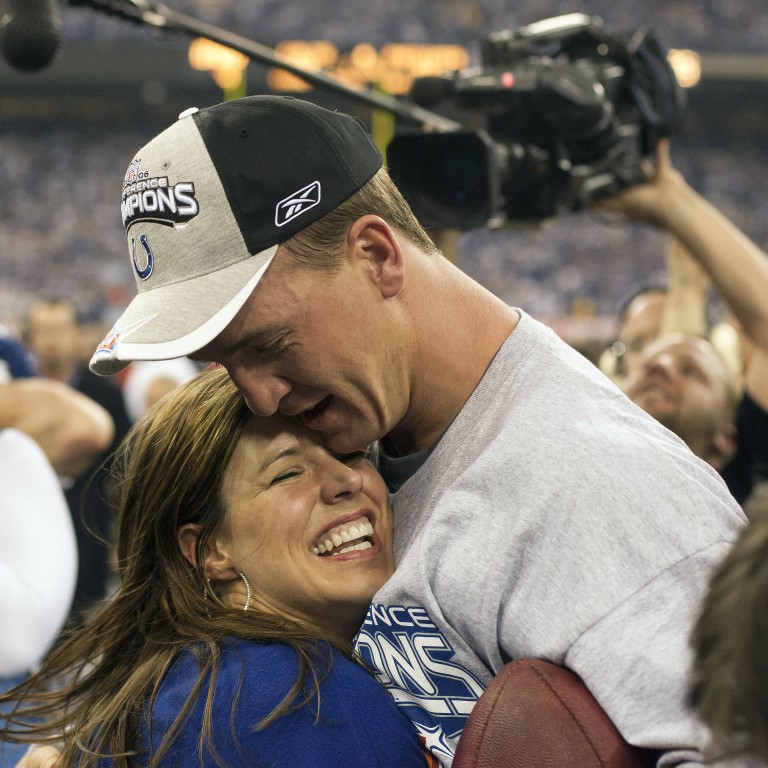 The quarterback’s quarterback: Ashley Thompson, Peyton Manning’s devoted partner. Photo: Getty Images