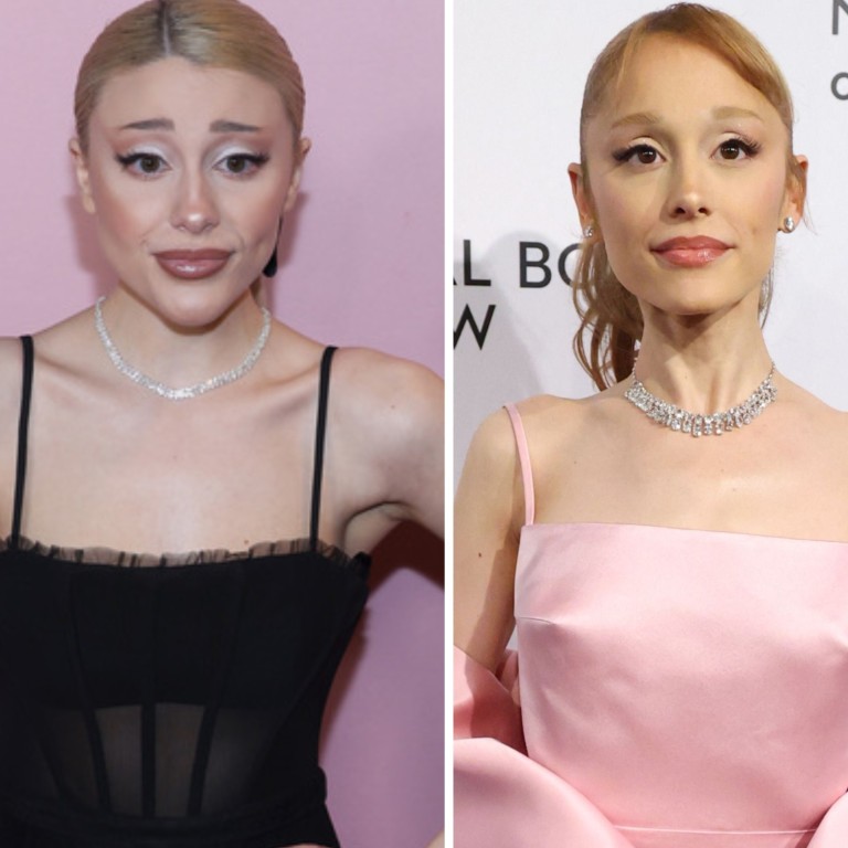 Paige Niemann has found fame – and notoriety – impersonating Wicked star Ariana Grande. Photos: Getty Images