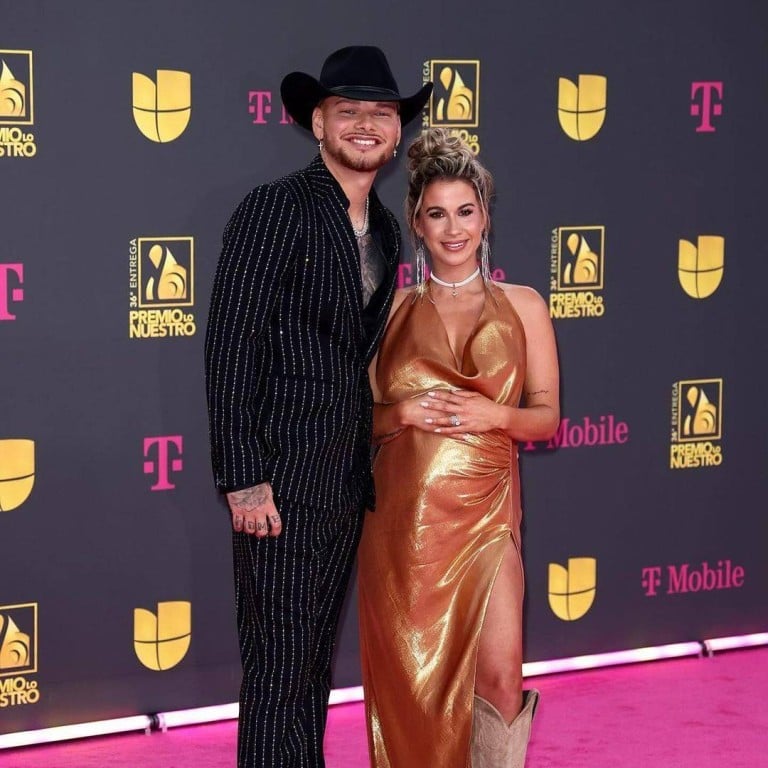 Katelyn Brown and Kane Brown attend the Premio Lo Nuestro awards in February 2024. Photo: @kanebrown/Instagram