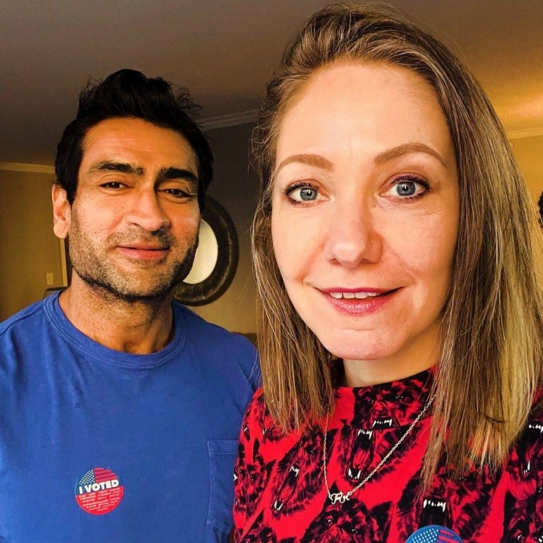 Kumail Nanjiani met his wife Emily V. Gordon at one of his stand-up shows. Photo: @emilyvgordon/Instagram