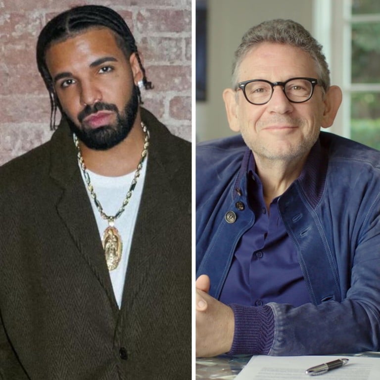 Meet Universal Music Group’s Lucian Grainge, who’s now connected to the Kendrick Lamar and Drake feud through his daughter-in-law Sofia Richie. Photo: @sofiarichiegrainge, @champagnepapi/Instagram, UMG