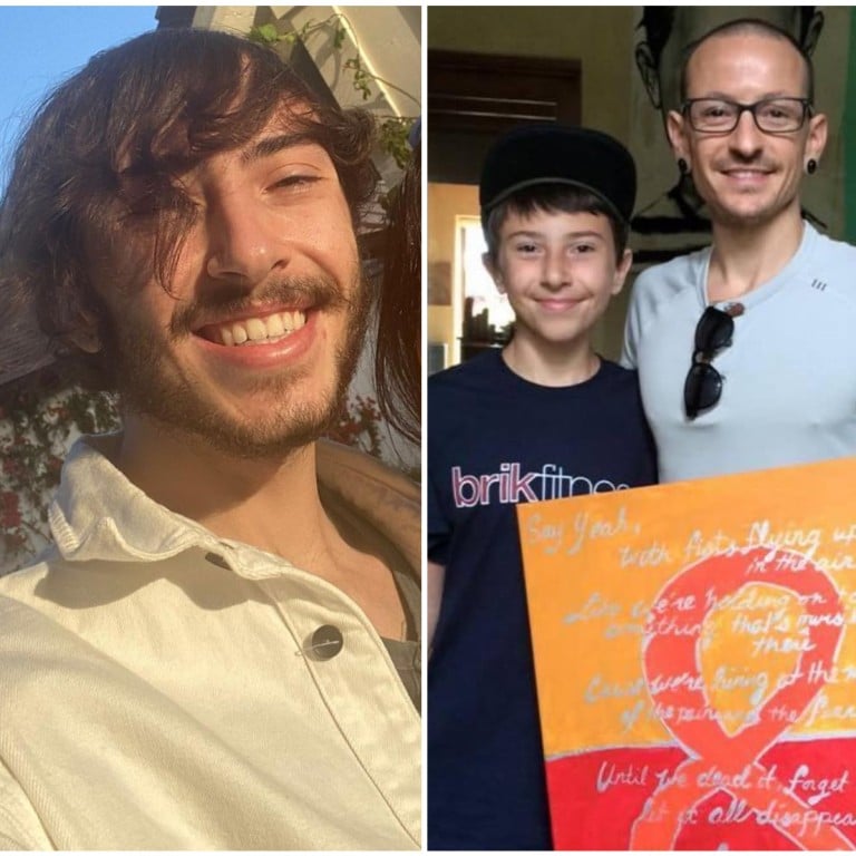 Draven Bennington and her late father, Linkin Park frontman Chester Bennington. Photos: @dravenbstudios/Instagram