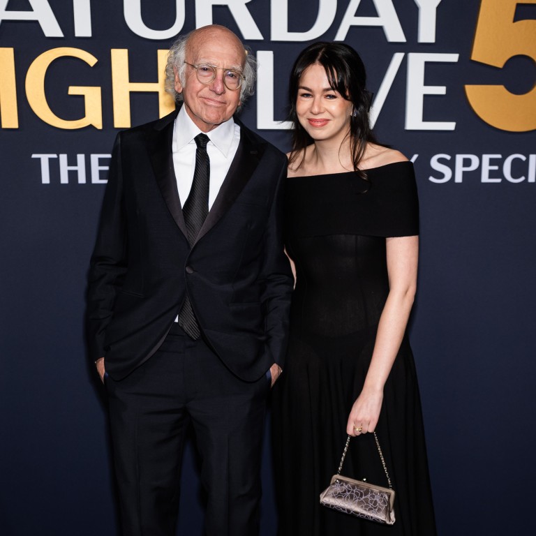 Larry David and Romy David at SNL50: The Anniversary Special at 30 Rockefeller Center on February 16, in New York City. Photo: WireImage