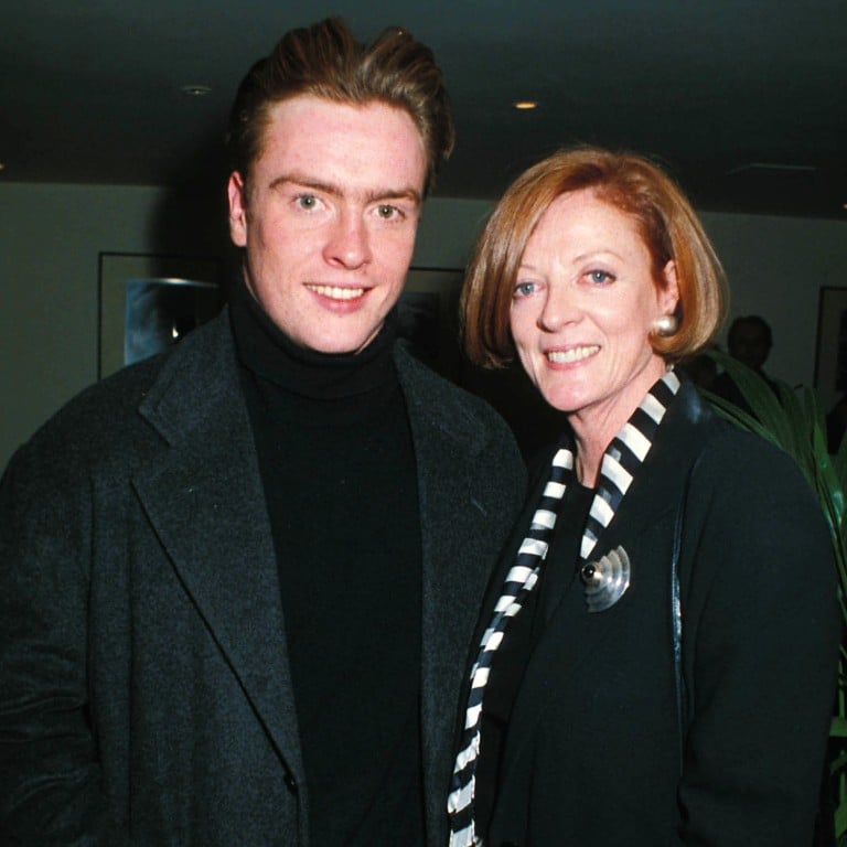Maggie Smith with her younger son, fellow thespian Toby Stephens. Photo: Getty Images