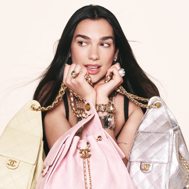 Dua Lipa is the face of the new Chanel 25 bag, while the maison also designed custom looks for her recent Asian tour. Photo: Handout