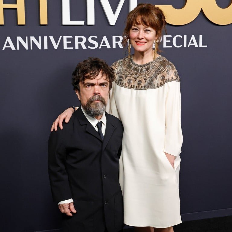 Peter Dinklage and Erica Schmidt glam up for SNL50: The Anniversary Special on February 16, at 30 Rockefeller Center in New York City. Photo: FilmMagic